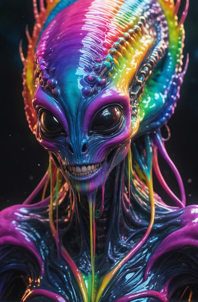 00082-impossibly beautiful portrait of alien shapeshifter entity, insane smile, intricate complexity, surreal horror, inverted neon ra.png